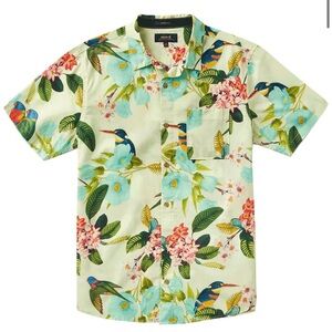 Roark Men's Floral Short Sleeve Shirt - Multicolor NWT Mens Medium